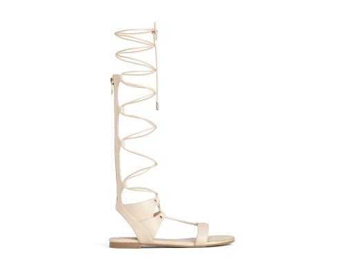 Strappy sandal beige