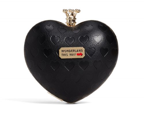 Wonderland This Way Clutch black