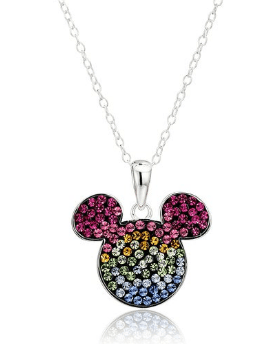 2016-08-04 10_29_04-Disney Mickey Mouse Rainbow Crystal Sterling Silver Women's Pendant Necklace, 18