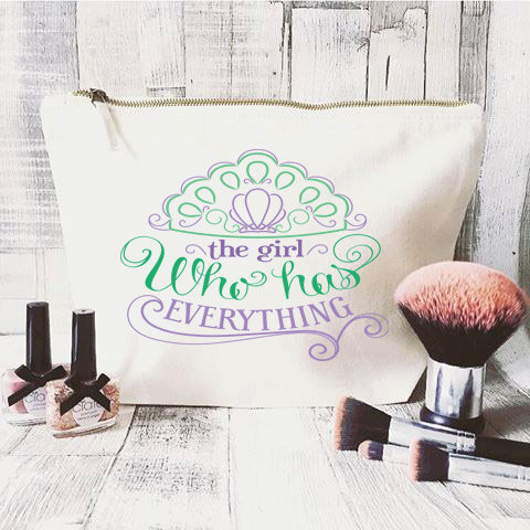 Disney inspired makeup bag