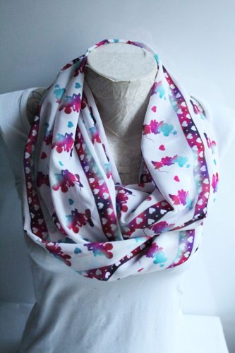 Minnie and Mickey Infinity Scarf