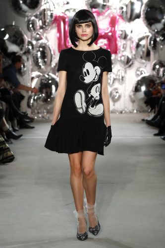 BERLIN, GERMANY - JANUARY 17:  Helena Ershova walks the runway at the Lena Hoschek show during the Mercedes-Benz Fashion Week Berlin A/W 2017 at Kaufhaus Jandorf on January 17, 2017 in Berlin, Germany.  (Photo by Frazer Harrison/Getty Images for Lena Hoschek)