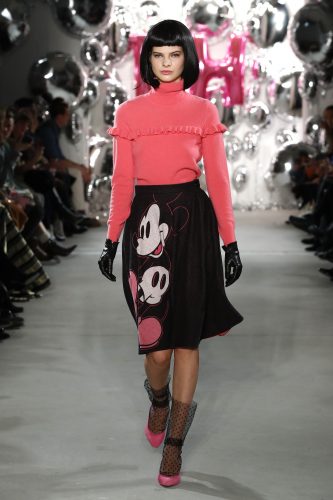 BERLIN, GERMANY - JANUARY 17:  A model walks the runway at the Lena Hoschek show during the Mercedes-Benz Fashion Week Berlin A/W 2017 at Kaufhaus Jandorf on January 17, 2017 in Berlin, Germany.  (Photo by Frazer Harrison/Getty Images for Lena Hoschek)