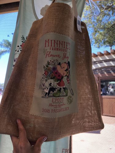 2018 epcot flower and garden AP merchandise