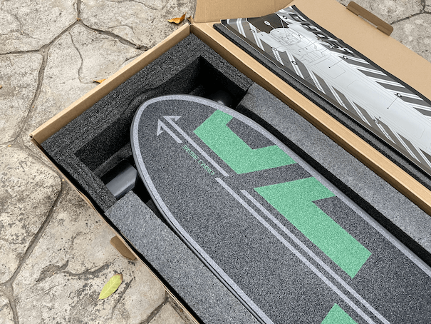 Close up photo of Basecamp Ghost deck print