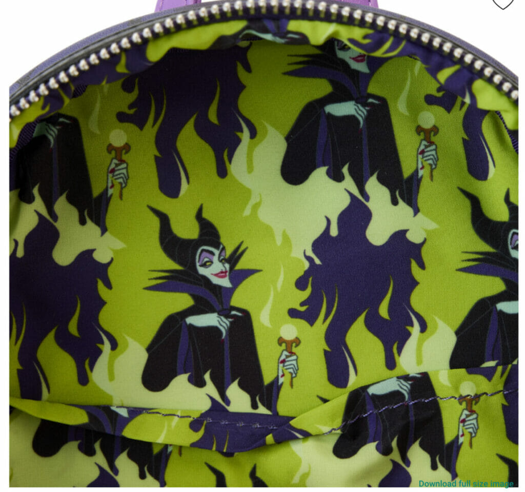 Loungefly Maleficent Wallet and Backpack 