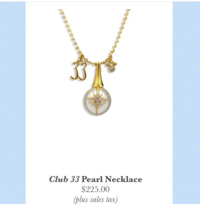 New Club 33 Merchandise