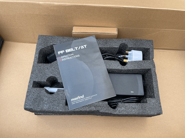 Photo of Maxfind FF Pro packaging