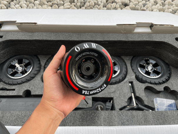 97mm wheels of the OMW Calvary