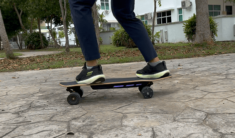 Riding photo of Exway Ripple