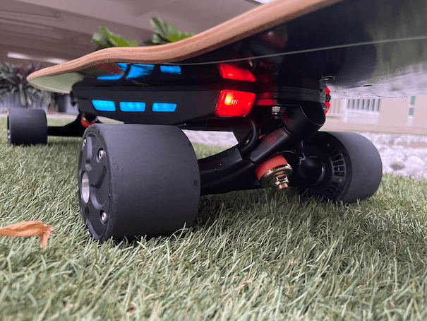 Photo of Exway Ripple lights and wheels