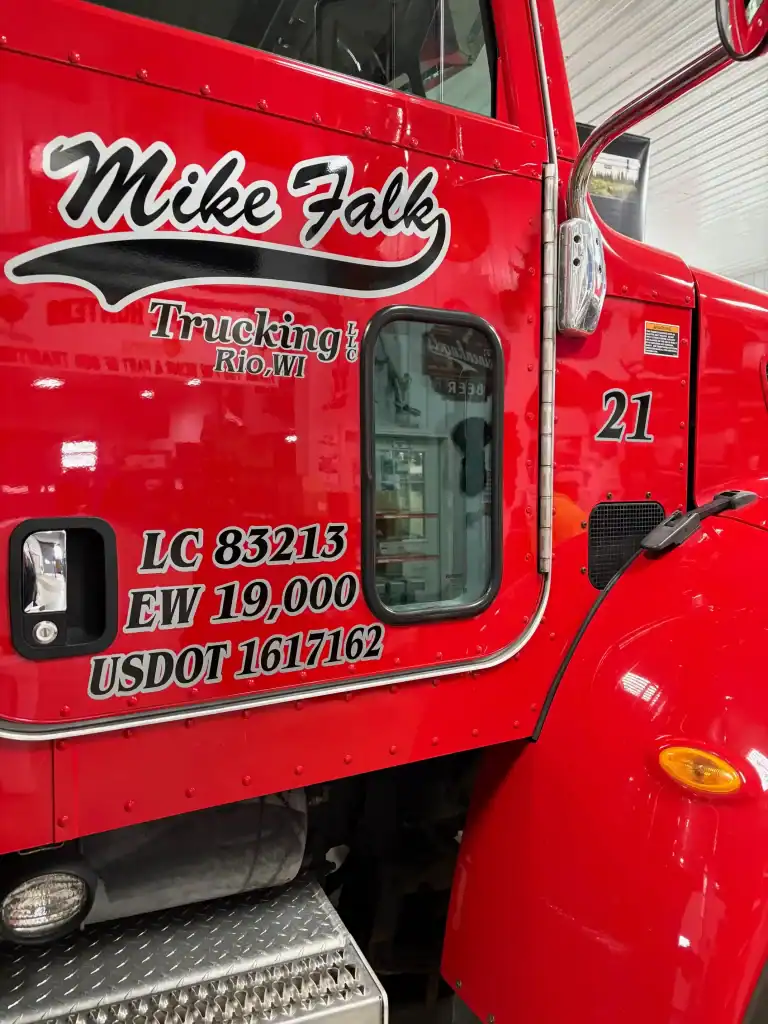 High-quality trucking trailer for sale at I39 Supply dealership.