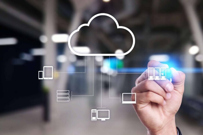 Cloud computing, data storage, and device connectivity for modern IT solutions.