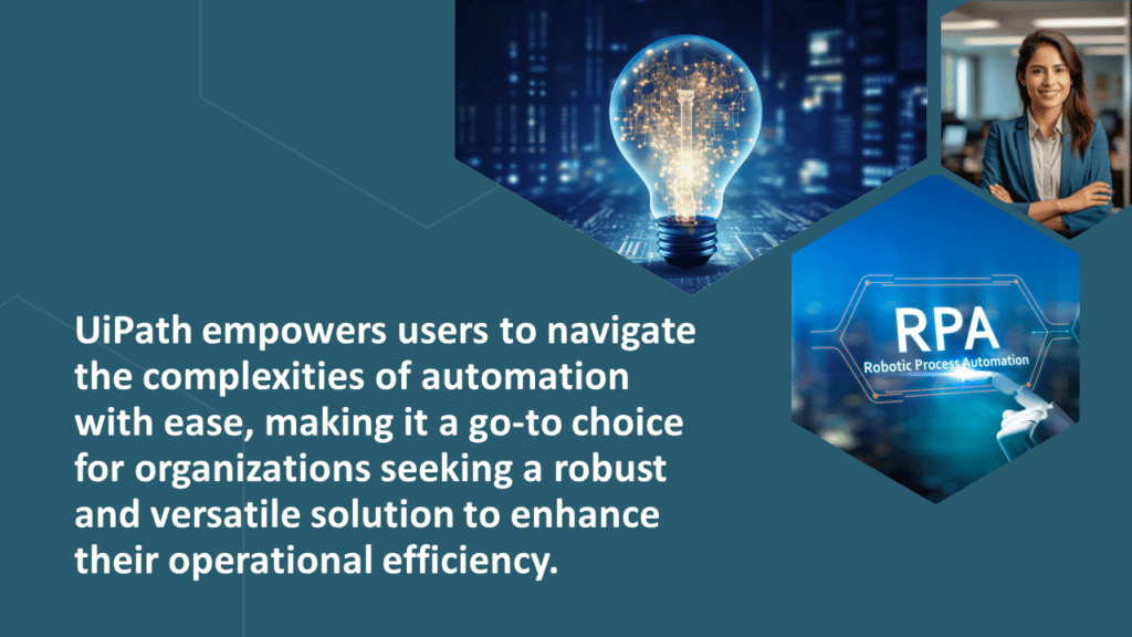 RPA tools for enterprise automation and efficiency enhancement.
