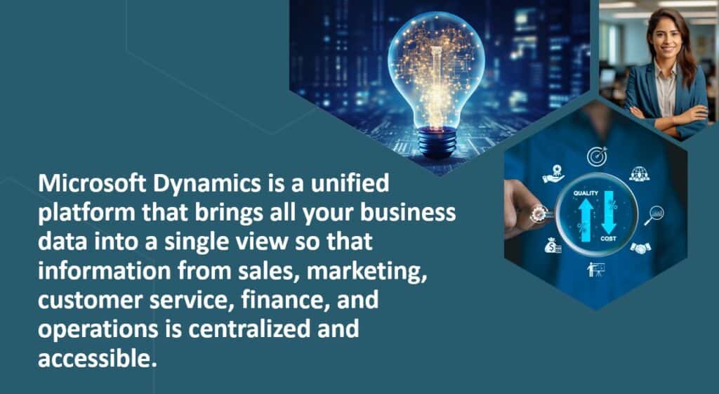 Microsoft Dynamics is a Unified Platform