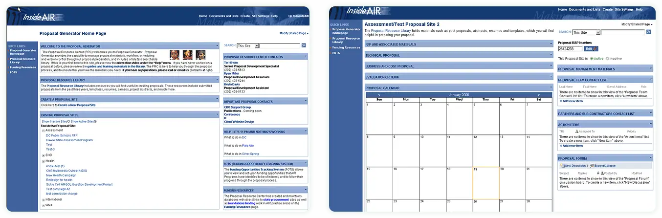 SharePoint Proposal Management System