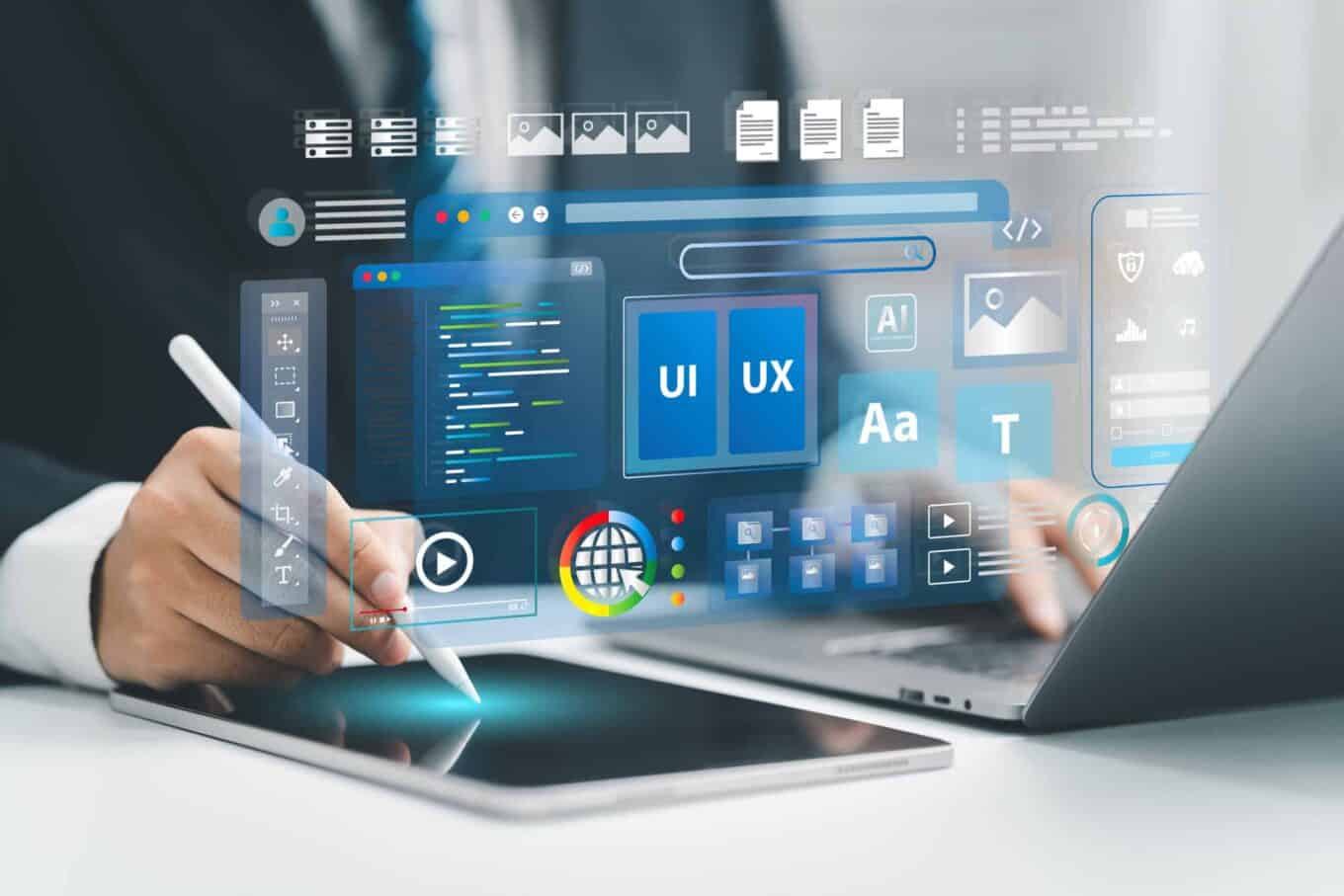 AI-powered UI/UX design tools for rapid enterprise prototyping.