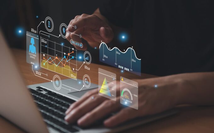 Power BI dashboards for data visualization and analytics in business growth.