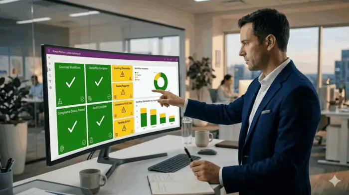 Automating workflow governance with Microsoft tools for enterprise efficiency and compliance.