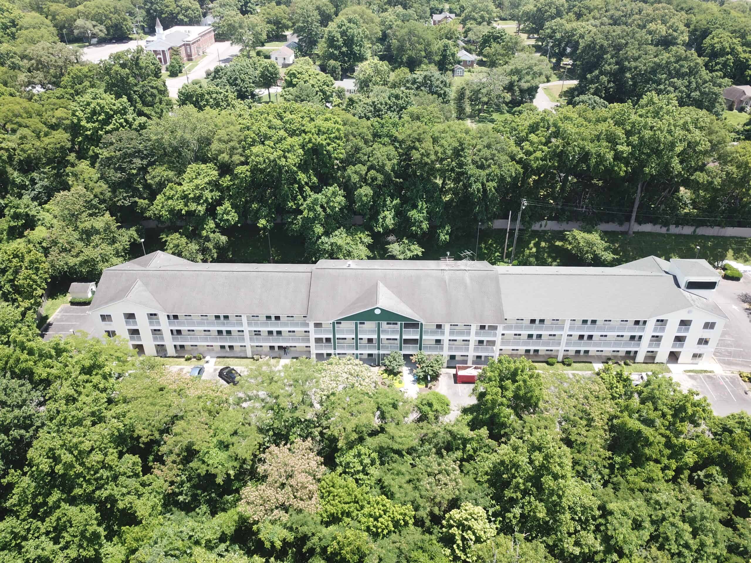 Drone Image shot of Greenwood