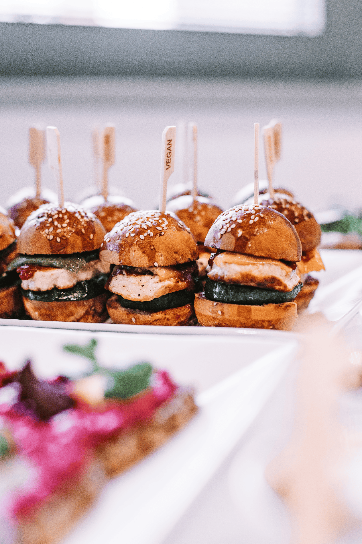 cute small burger catering by idocatering