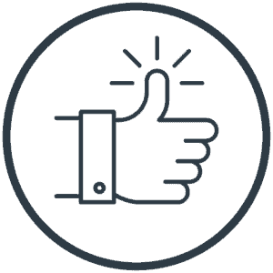 Symbol to show customer able to receive quality food and service, making every penny worthwhile.