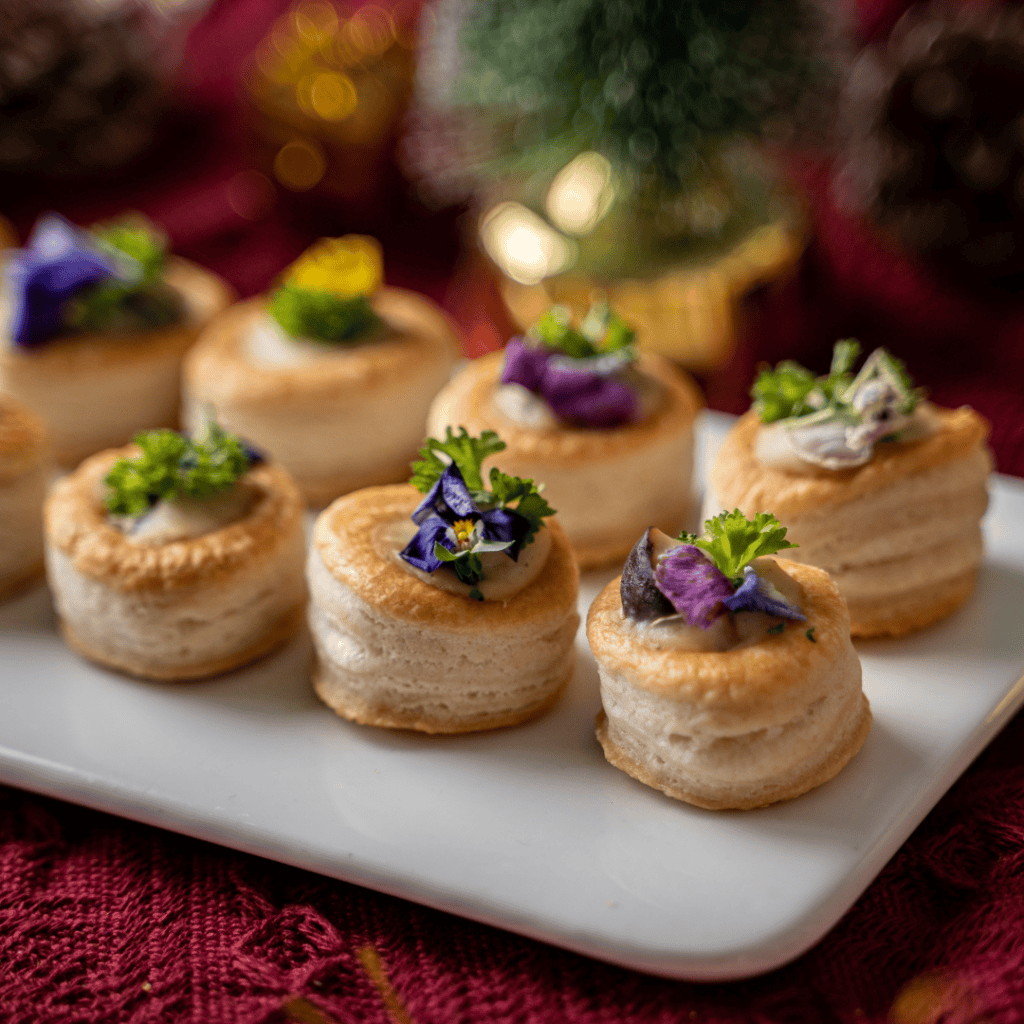 Caramalised Mushroom Vol-Au-Vent by idocatering 1