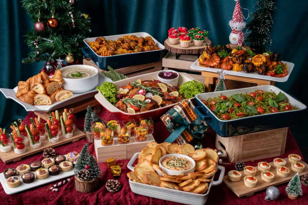 Christmas catering epic set by idocatering