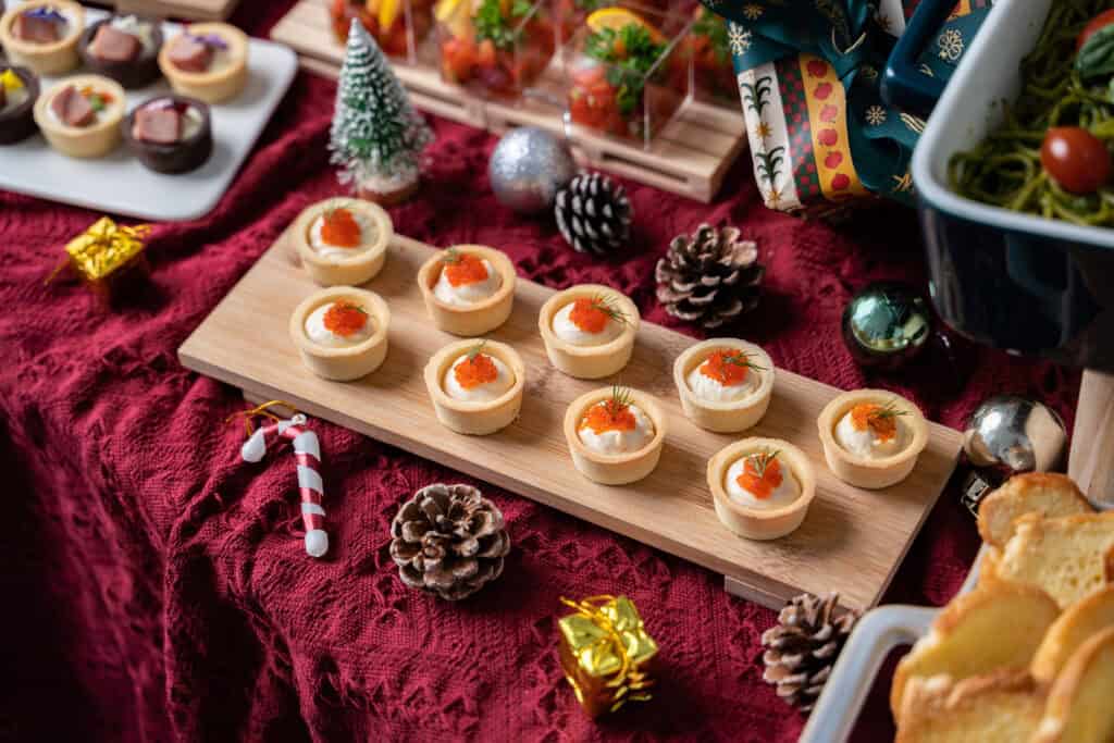 Idocatering's fruit tarts for christmas catering malaysia