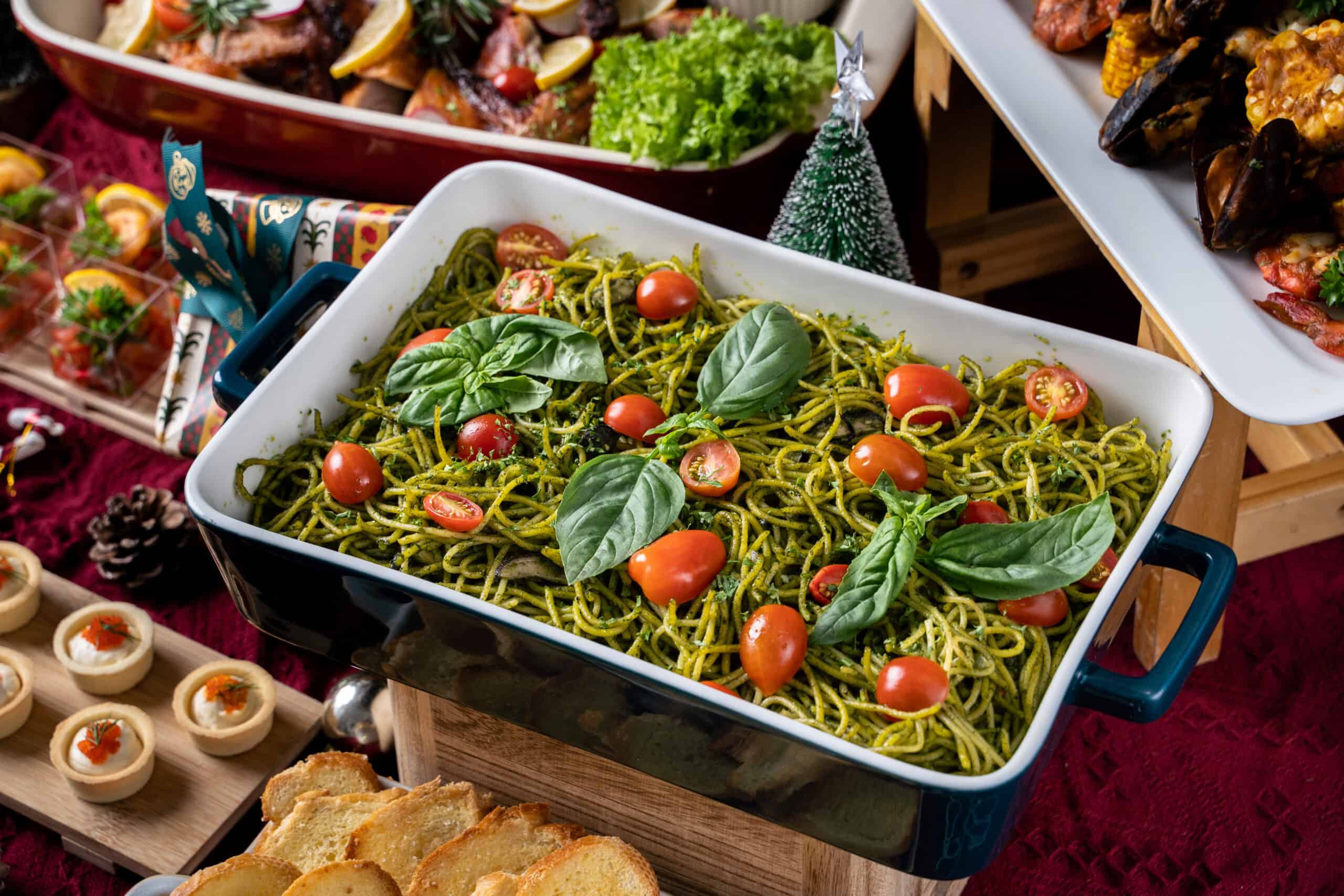 Idocatering's pasta for christmas catering malaysia