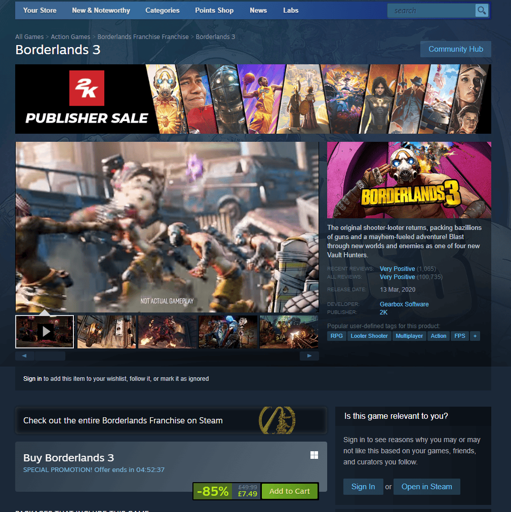 borderlands 3 reduced