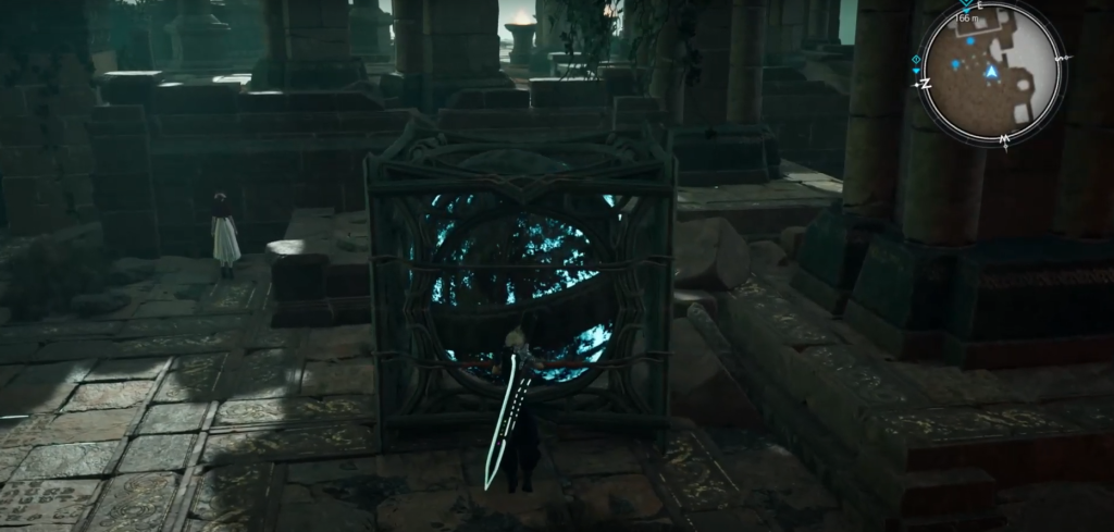 crystal ball moving into position