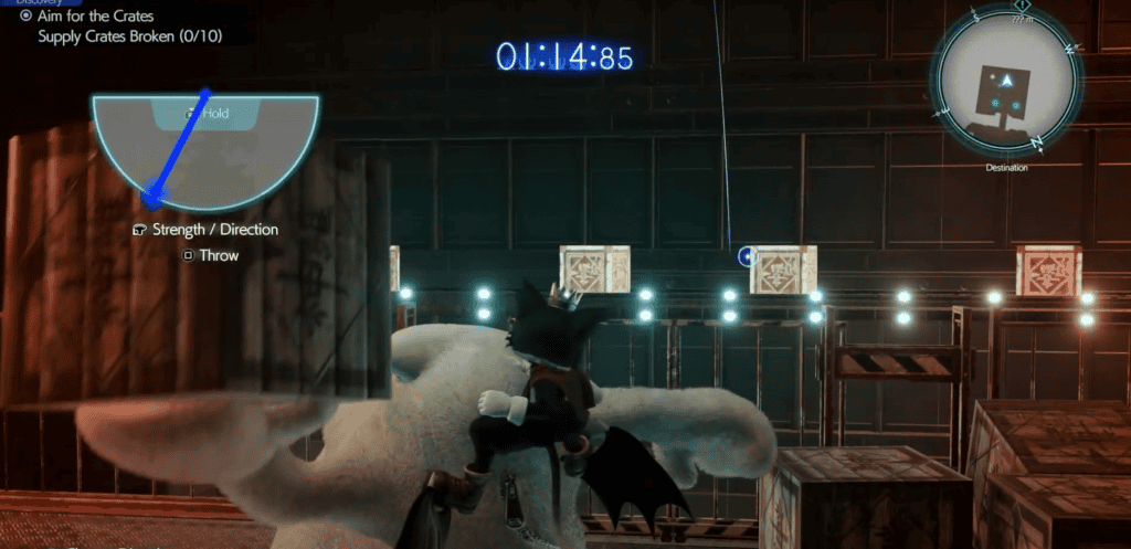 moogle throwing boxes again