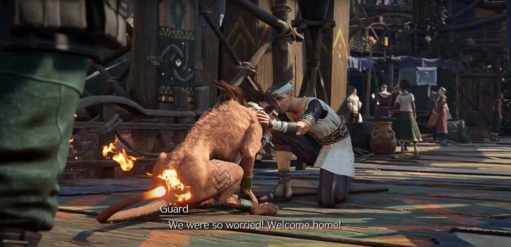 red returns to cosmo canyon