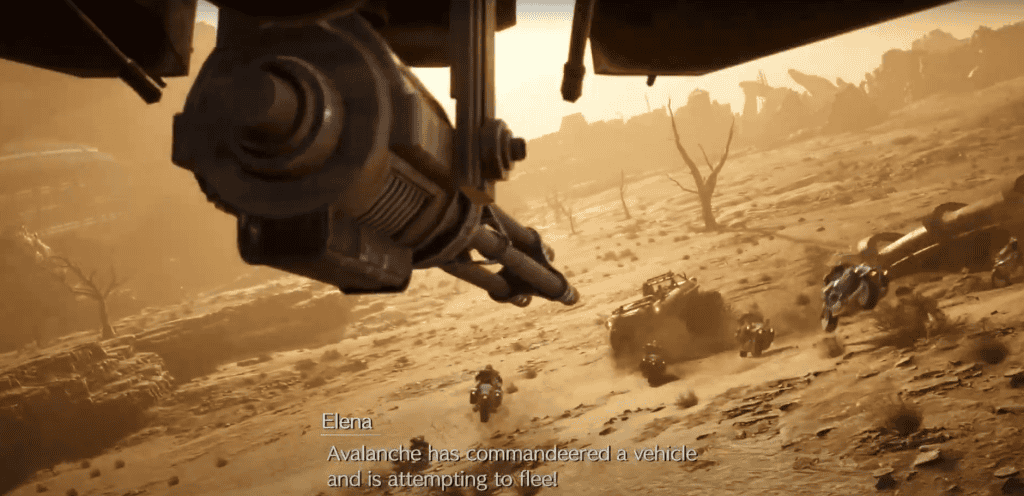 shooting from the chopper