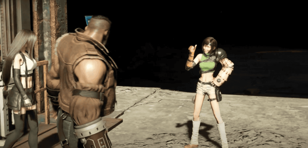 tifa barret and yuffie