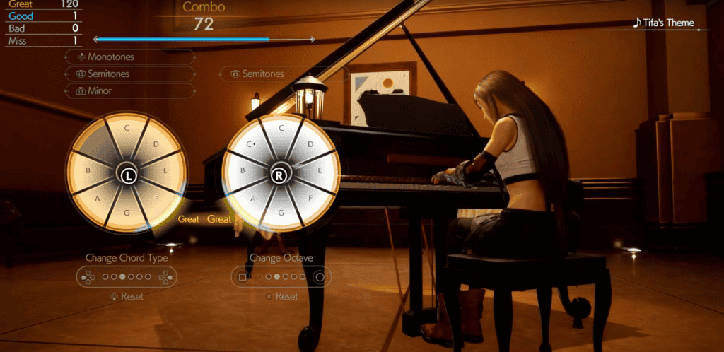 tifa playing the piano