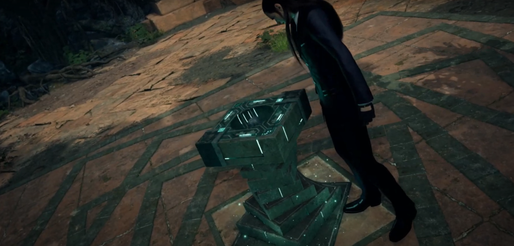 tseng places keystone in altar