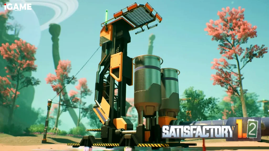 Satisfactory Update 1.2 Freight Elevator vertical logistics system