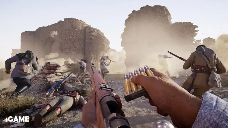 Gallipoli first-person combat in a World War I Middle Eastern battlefield.