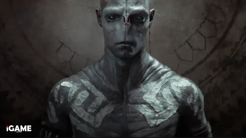 Star Wars Eclipse mysterious grey-skinned character shown in the reveal trailer