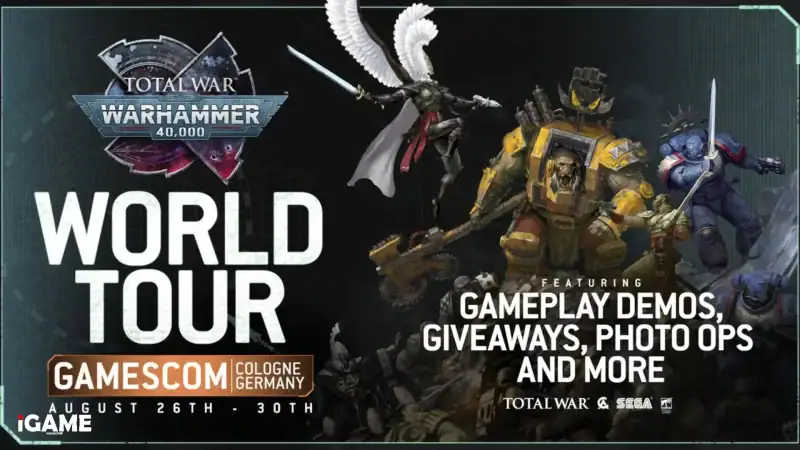 Total War Warhammer 40000 World Tour at Gamescom 2026