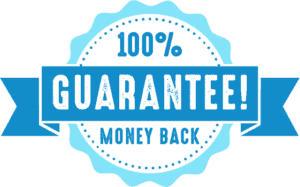 Impact Physical Therapy 100% Guarantee badge for quality service.
