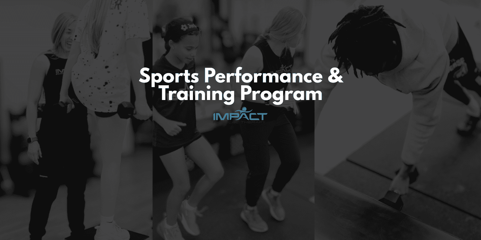 Athletes participating in sports performance training at Impact Physical Therapy.