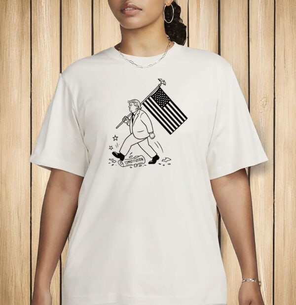 Anti-Trump Constitution Crusher T-Shirt