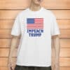 Anti-Trump Patriotic Protest Shirt with U.S. Flag, Impeach Trump T-Shirt