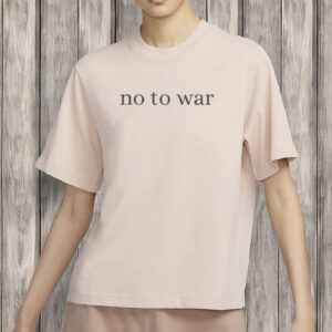 Anti-Trump Peace Shirt, No to War T-Shirt