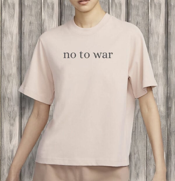 Anti-Trump Peace Shirt, No to War T-Shirt
