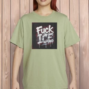 Fuck ICE T-Shirt – Graffiti Street Art Protest Tee, Anti-ICE Anti-Deportation Shirt