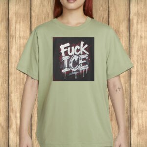 Fuck ICE T-Shirt – Graffiti Street Art Protest Tee, Anti-ICE Anti-Deportation Shirt